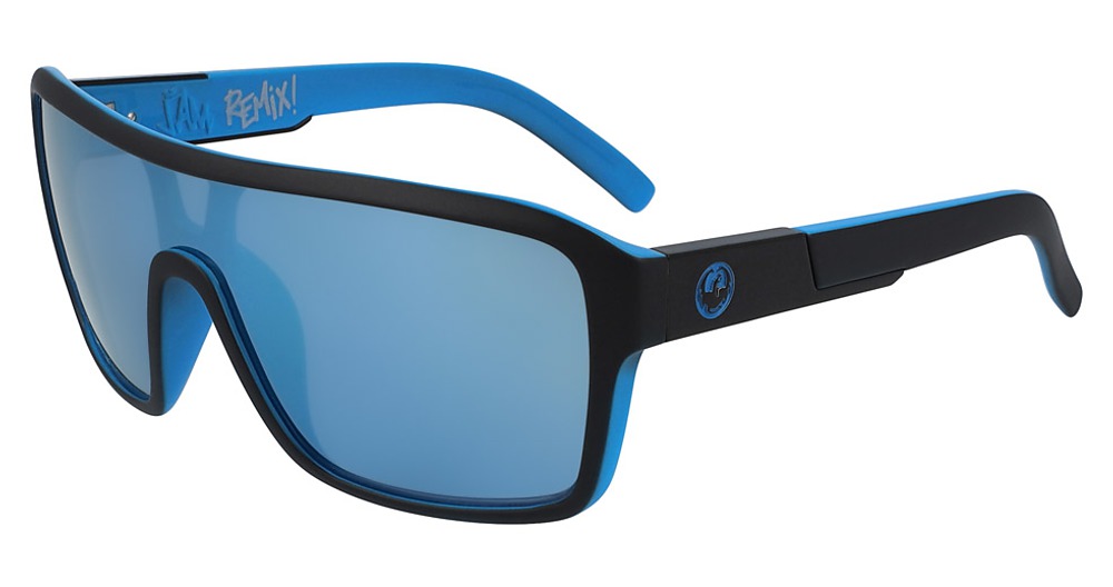 (039) MATTE BLACK/LL SKY BLUE ION