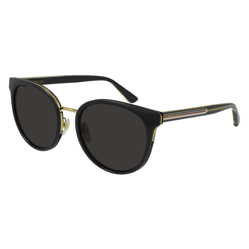 Gucci GG0850SK round sunglasses in Black Black Grey/Grey