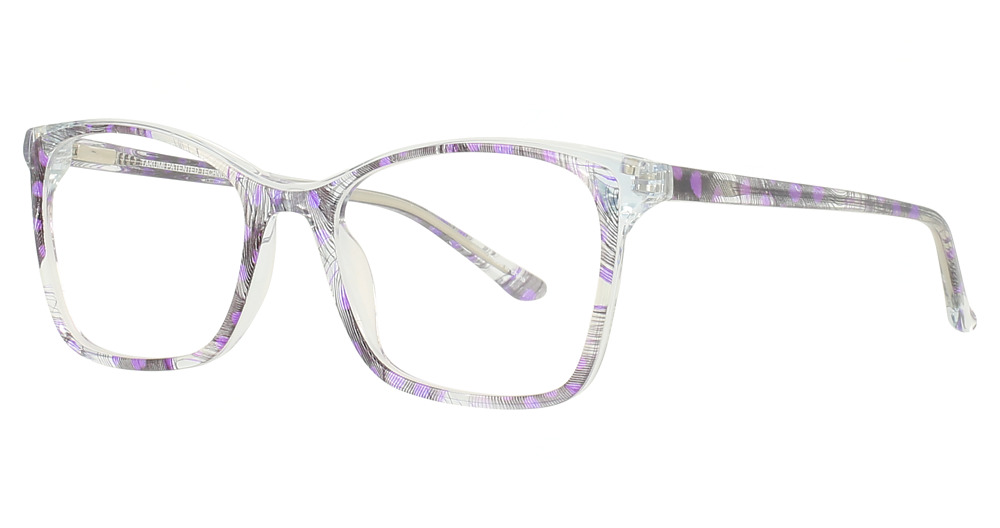 Transparent & Purple