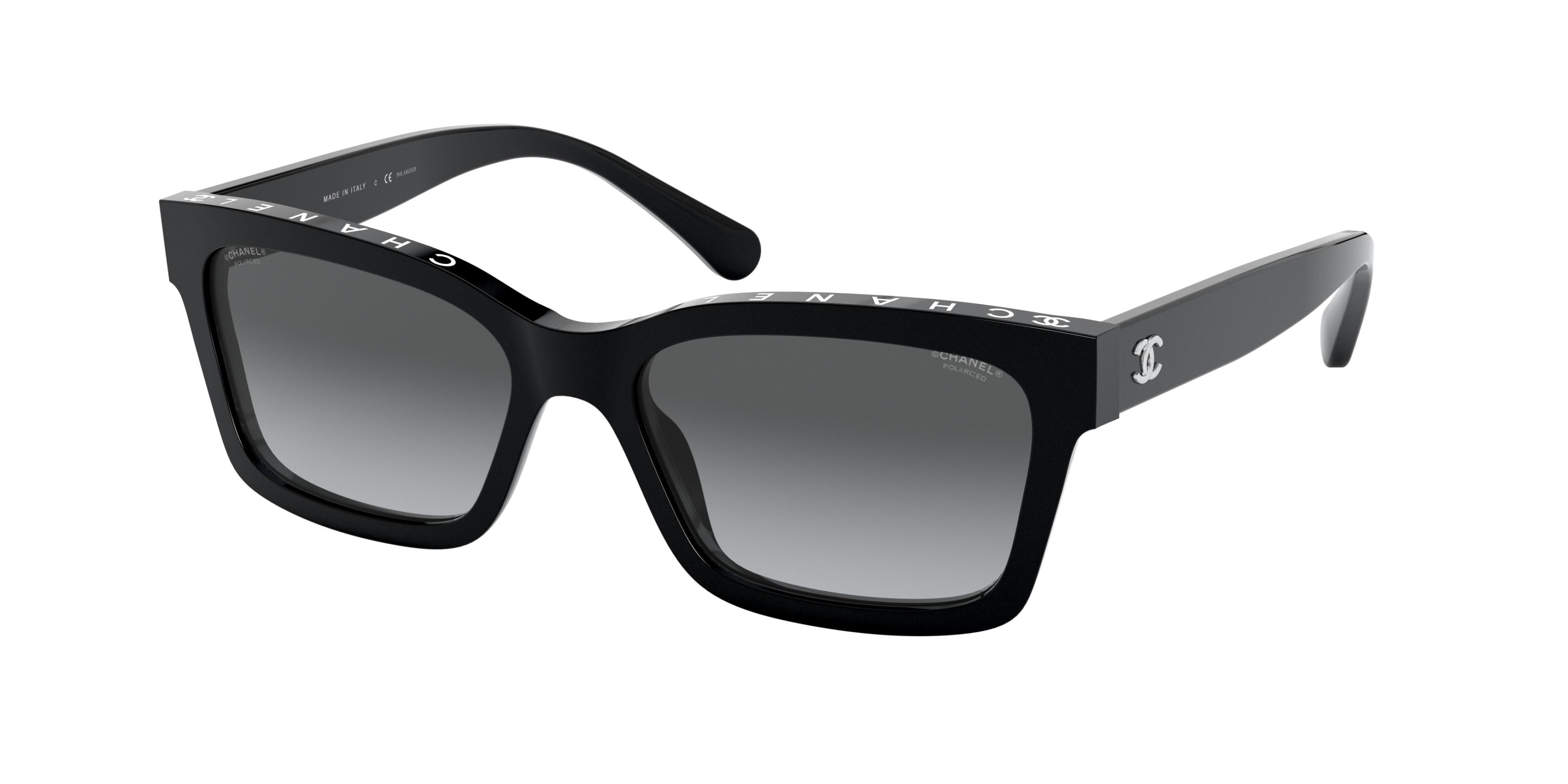 Chanel 3177 Black Mirror Eyewear. Made in deals ITALY.