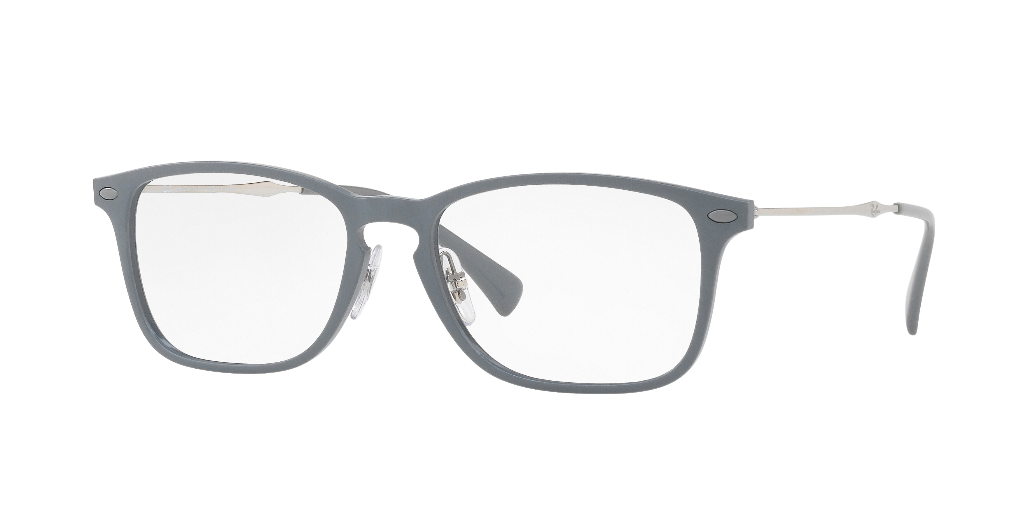 Ray-Ban RX8953 square eyeglasses in Light Grey Graphene