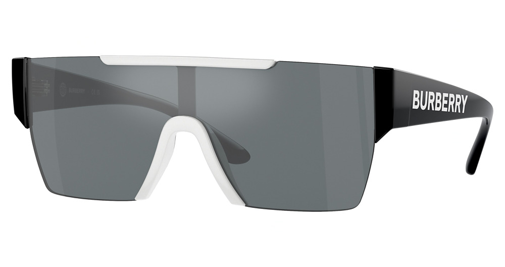 WHITE / GREY MIRROR BLACK