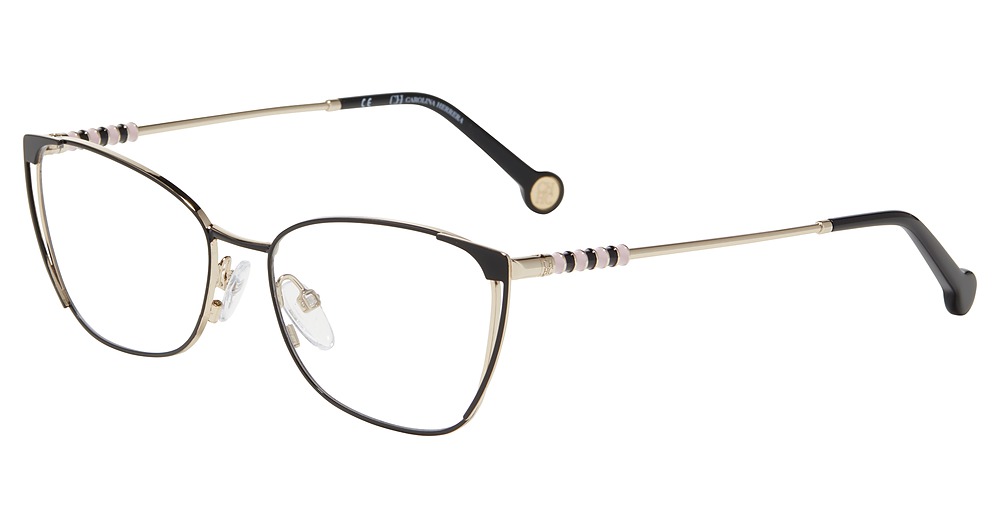 Carolina Herrera VHE165K cateye eyeglasses in Black 0301