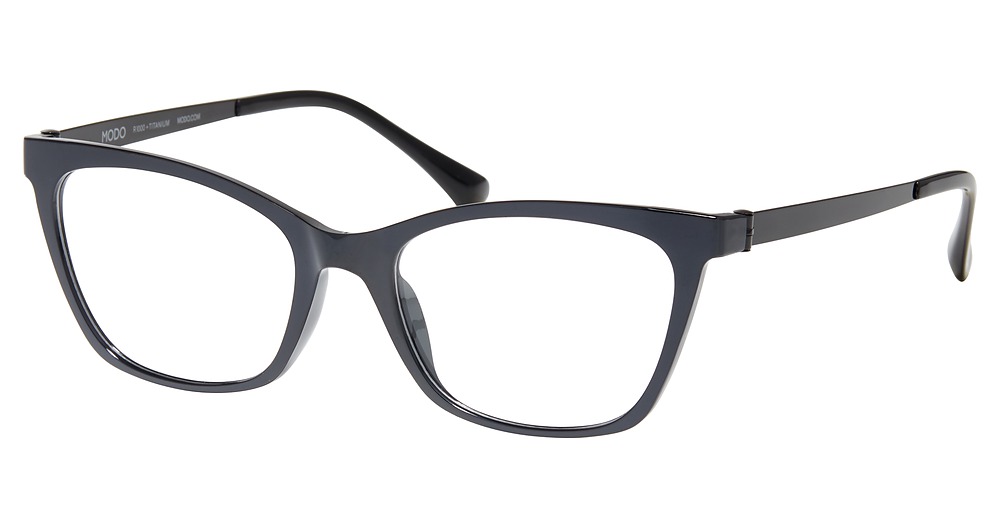 Modo 7046 round eyeglasses in Black
