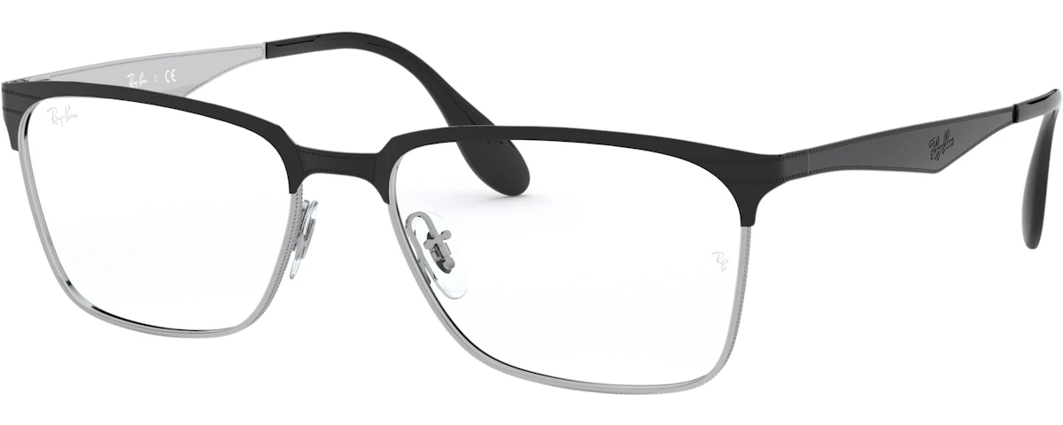 TOP BLACK ON SILVER