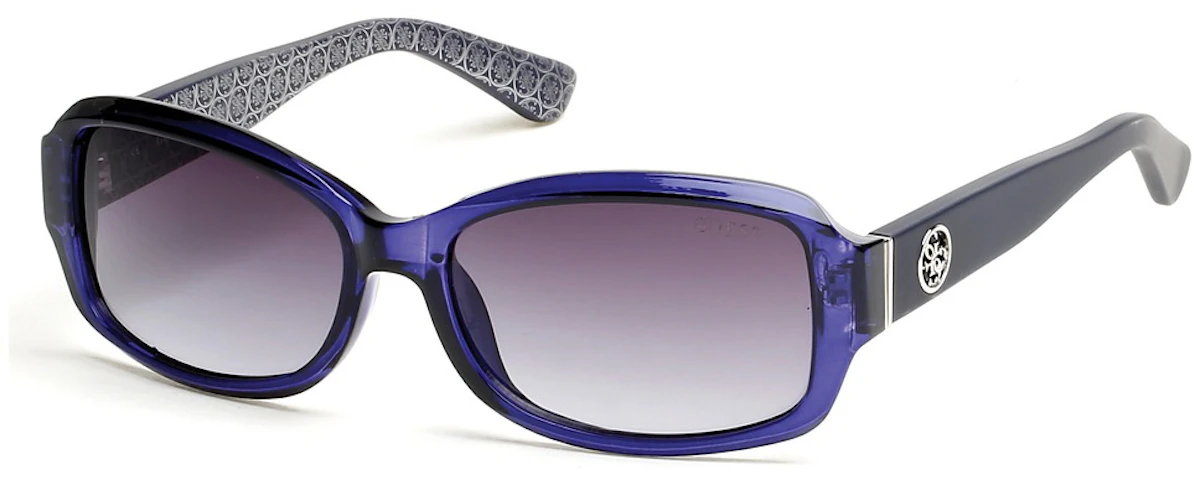 shiny blue / smoke mirror