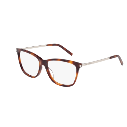 Saint Laurent SL 92 square eyeglasses in Silver