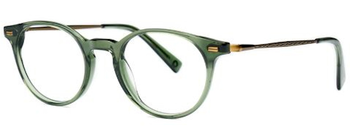Green Crystal/Antique Gold