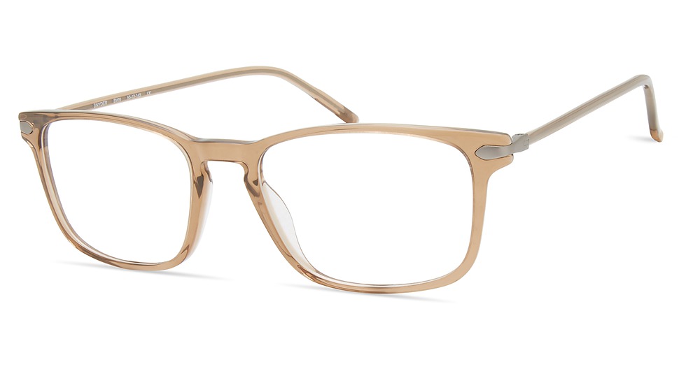 Modo SNYDER round eyeglasses in Crystal Brown