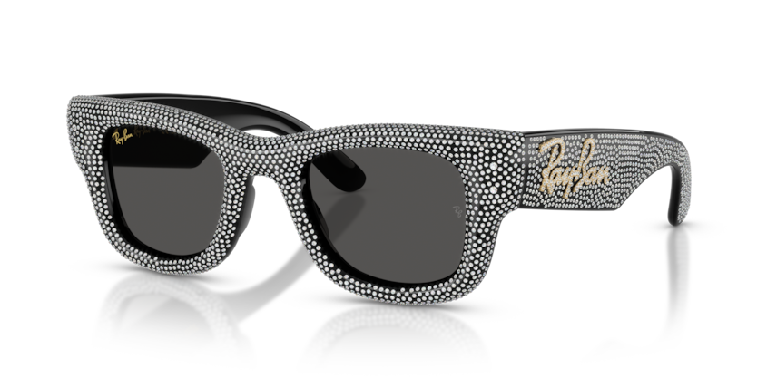 BLACK WITH STRASS PAVE / ULTRA BLACK