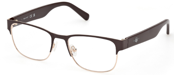 shiny dark brown