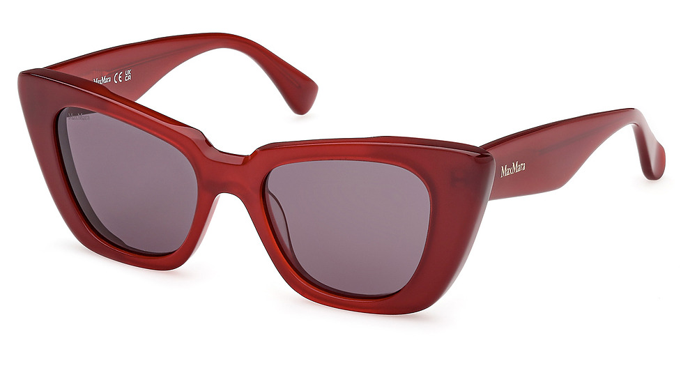 shiny red / smoke
