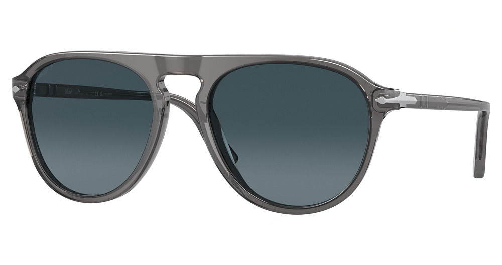 TRANSPARENT GREY / LIGHT BLUE GRADIENT DARK BLUE