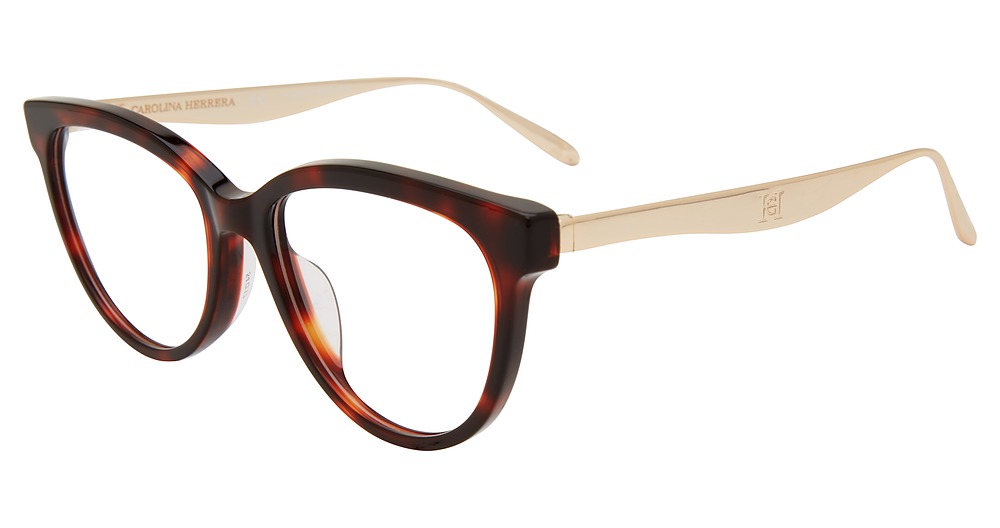 Carolina Herrera VHN614M cateye eyeglasses in Tortoise 0786