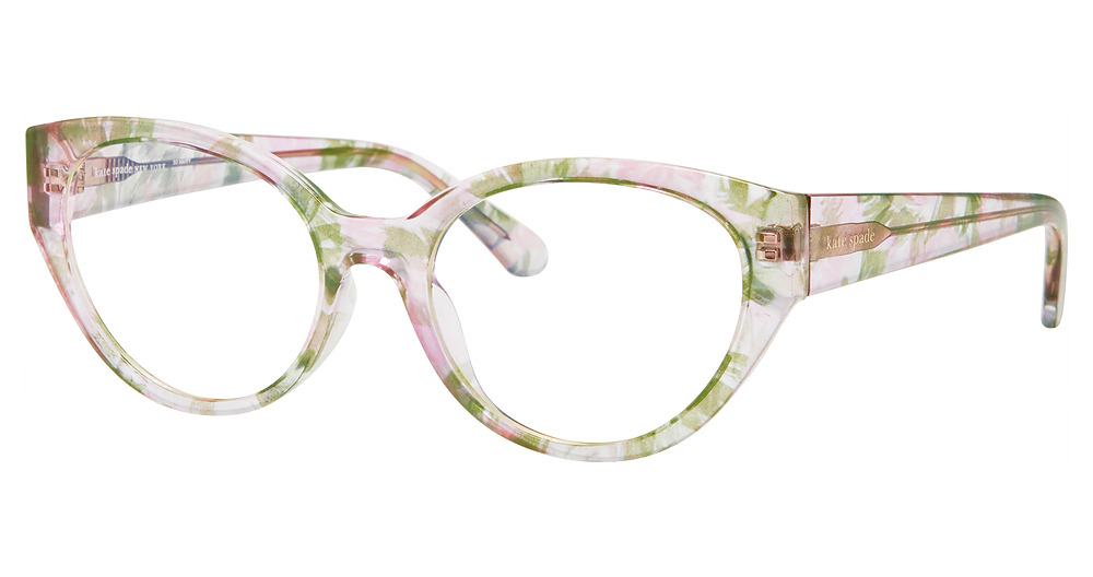 Kate Spade KS CAIA 2/BB round eyeglasses in Crysbeige