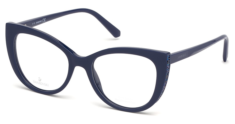 shiny blue