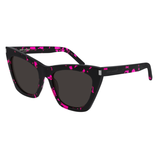 Saint Laurent SL 214 KATE round sunglasses in Havana