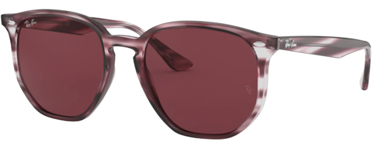 STRIPED BORDEAUX HAVANA / DARK VIOLET