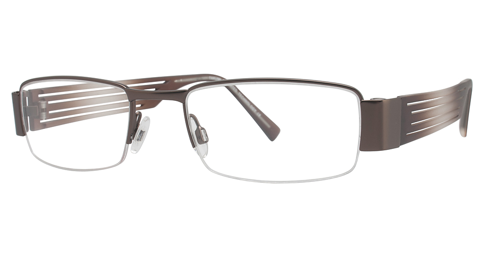 Satin Brown / Brown & Clear