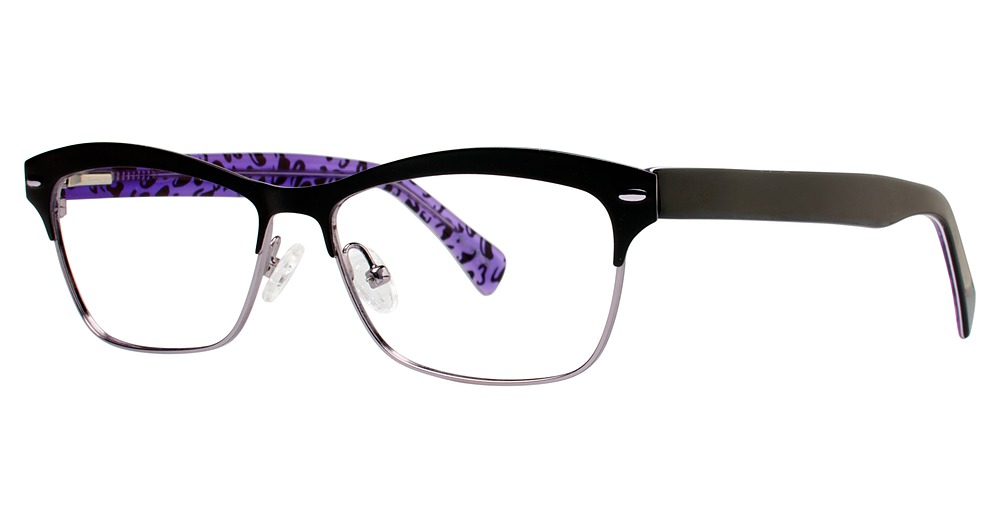 black/lilac