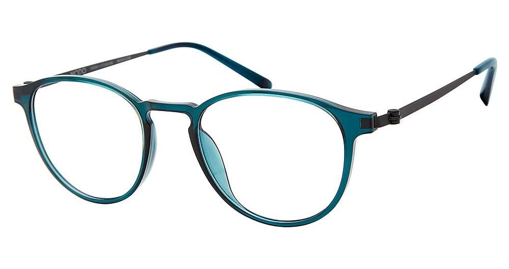 Modo 7013 round eyeglasses in Teal