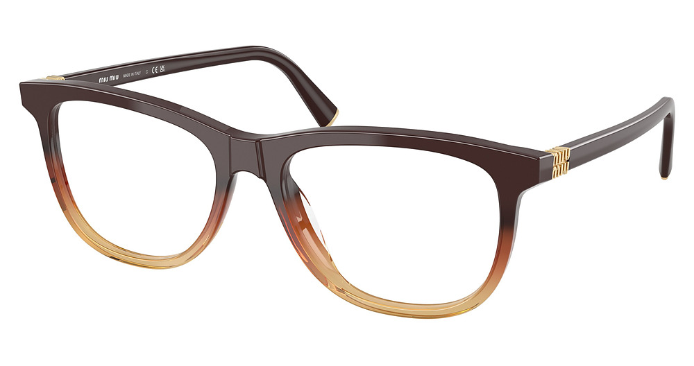Miu Miu MU 01WV round eyeglasses in Brown Gradient