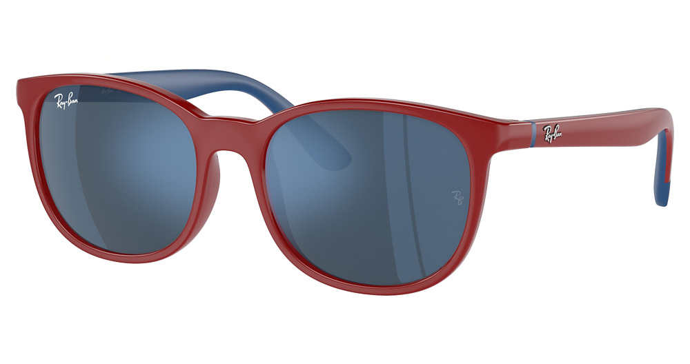 RED ON RUBBER BLU / DARK BLUE MIRROR BLUE