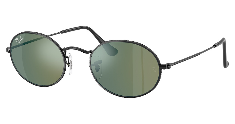 BLACK / GREY MIRROR BLU-GREEN