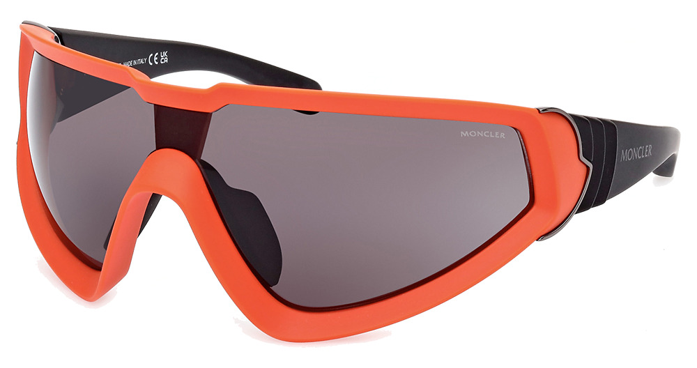 matte orange / smoke