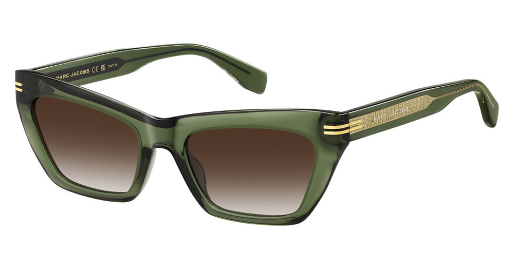 Marc Jacobs MJ 1112/S rectangle sunglasses in Green/Brown Shaded
