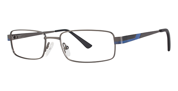 M GUNMETAL/BLUE