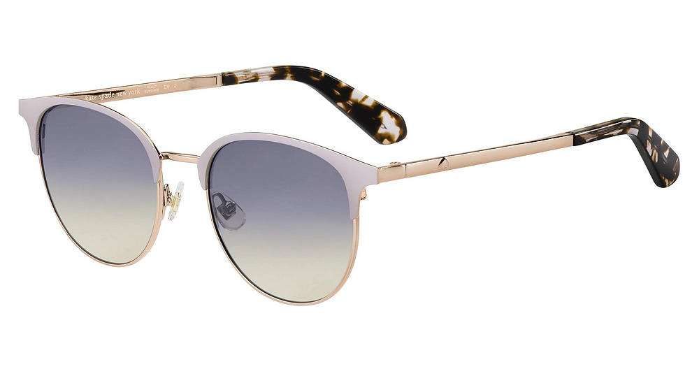 Kate Spade Joelynn/S cateye sunglasses in Vlt Hvna/Grey Shaded Blue