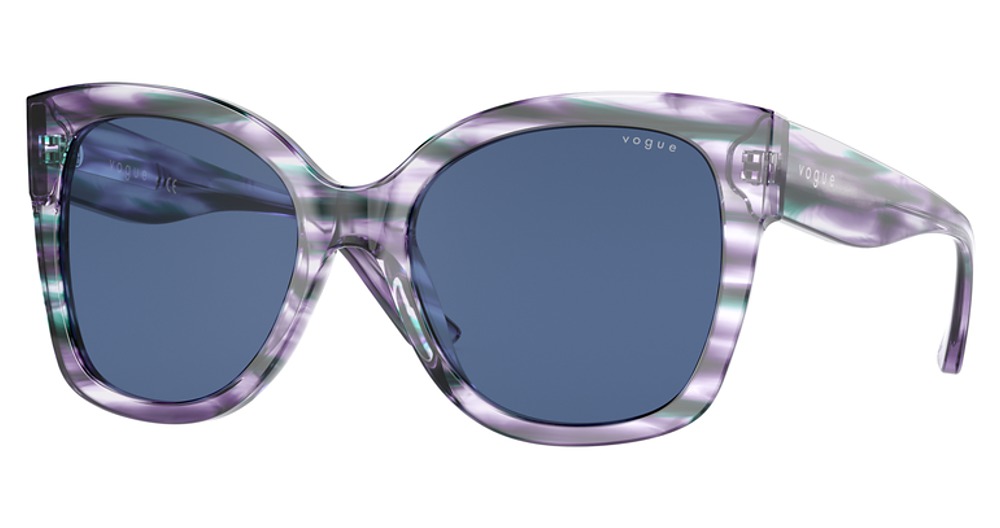 STRIPED PURPLE VIOLET / DARK BLUE