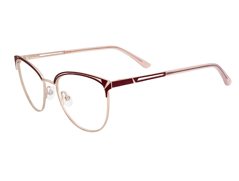 Burgundy/Rose Gold