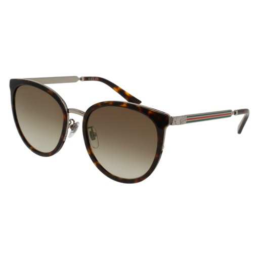 Gucci GG0077SK cateye sunglasses in Havana