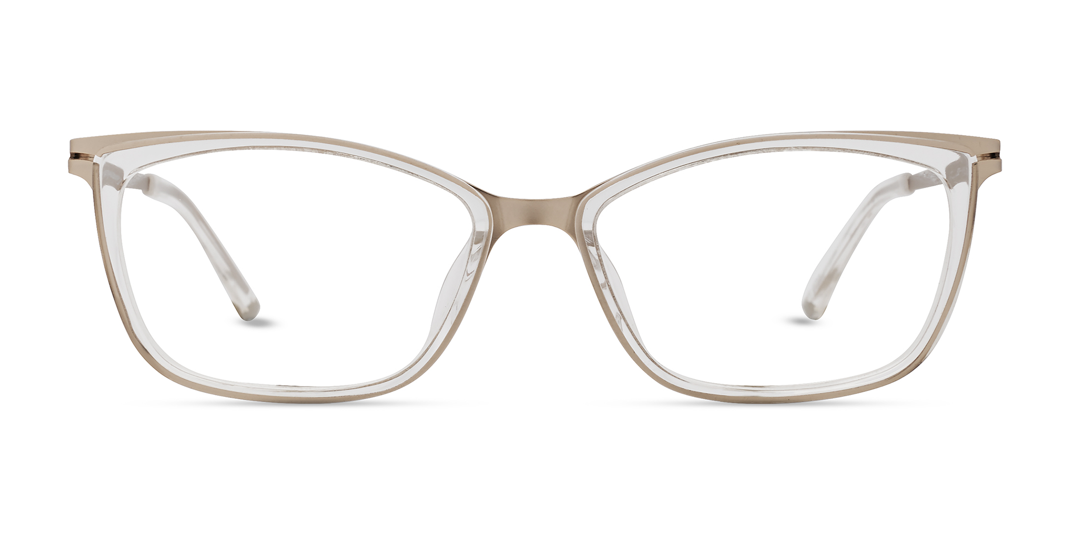 Modo 4512 cateye eyeglasses in Crystal/Gold