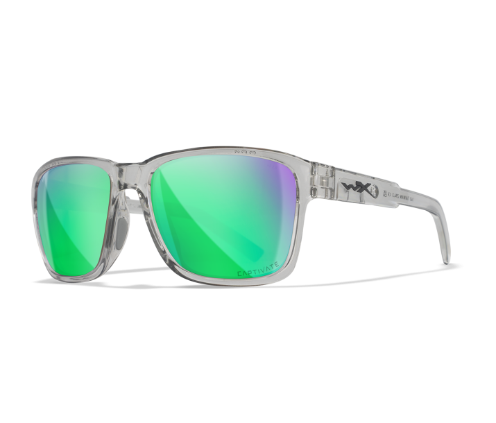 GLOSS CRYSTAL LIGHT GREY / CAPTIVATE POLAR GREEN MIRROR