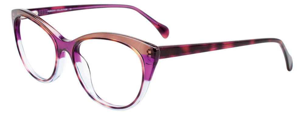Brown & Purple & Light Blue Crystal