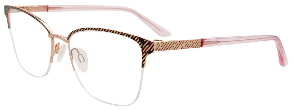 Pink Gold & Black Pattern