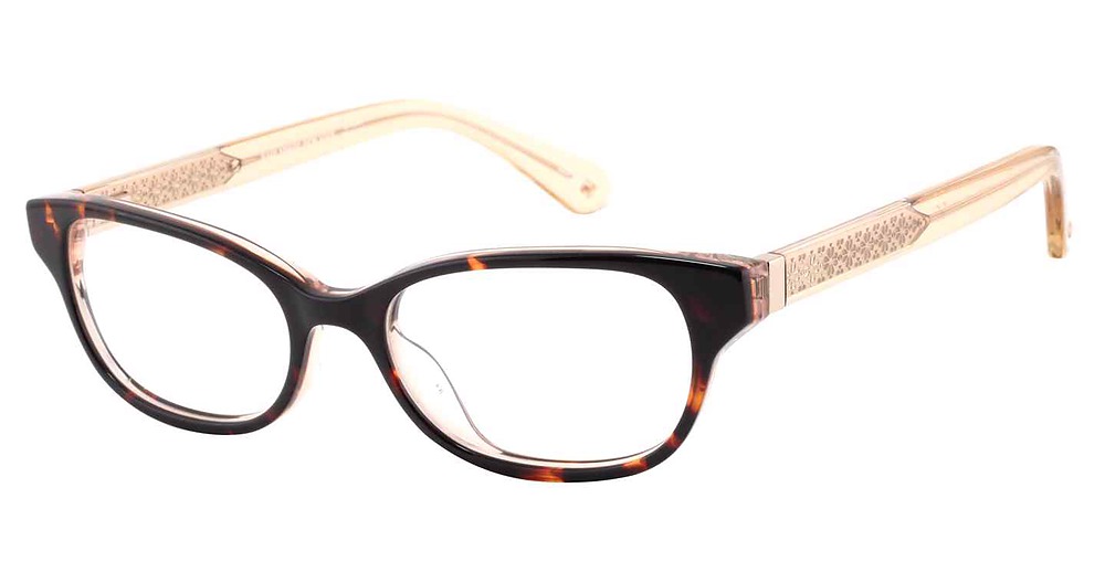 Kate Spade Rainey rectangle eyeglasses in Havana