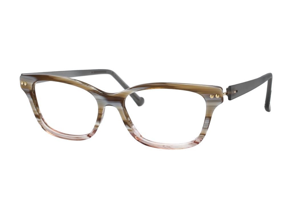 iGreen V-4.44 cateye eyeglasses in Smoky Light Brown