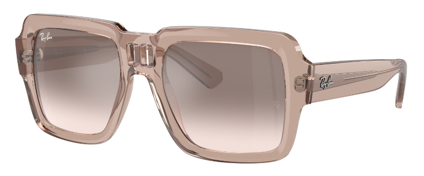 Ray-Ban RB4408 MAGELLAN square sunglasses in Transparent Light Brown