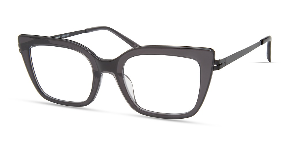 Modo 4554 cateye eyeglasses in Black Transparent