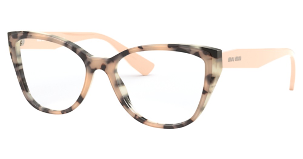 Miu Miu MU 04SV CORE COLLECTION cateye eyeglasses in Havana Pink Top Pink