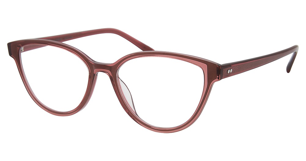 Modo 6621 round eyeglasses in Raspberry