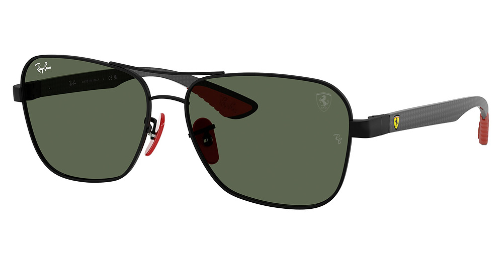 MATTE BLACK / DARK GREEN
