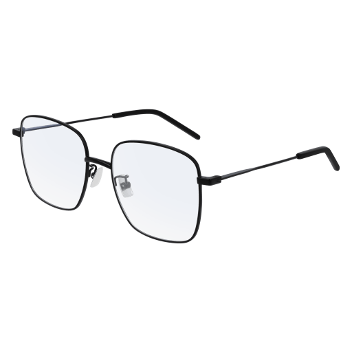 Saint Laurent SL 314 square eyeglasses in Black Black Transparent
