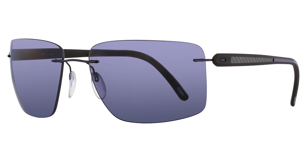 matte dark grey blue
