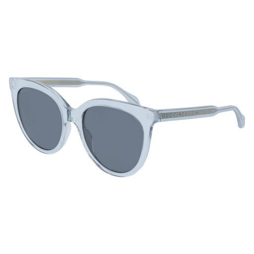 Gucci GG0565S cateye sunglasses in Light Blue Light Blue Blue/Blue