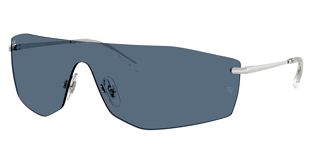 Ray-Ban RB3781 sunglasses in Silver/Dark Blue